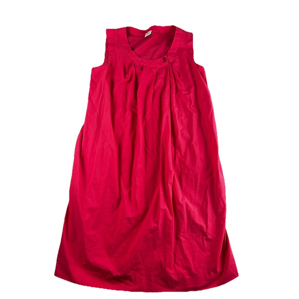 AGNONA Pink Cotton Lightweight A Line Sleeveless Dress Italian Summer Sz IT46 10